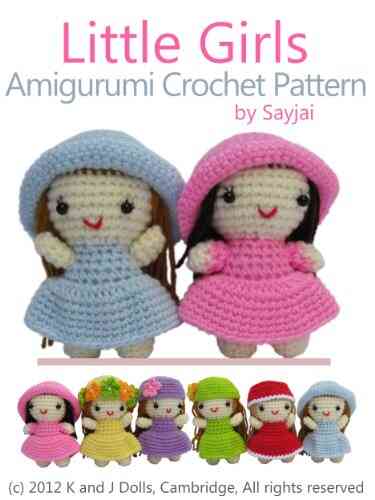 Little Girls Amigurumi Crochet Pattern (Easy Crochet Doll Patterns 2)