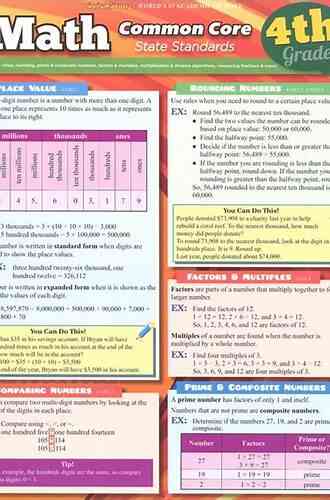Math Common Core 4Th Grade