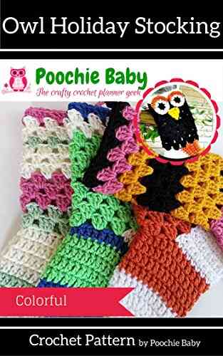 Owl Holiday Stocking: Crochet Pattern