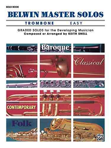 Belwin Master Solos Trombone Easy Volume 1
