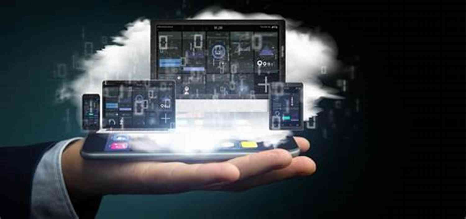 A Person Holding A Cloud With Various Devices Connected To It Cloud Journey: A Pocket Sized Guide To The Basics Of Cloud Computing