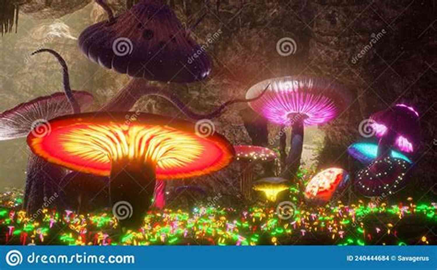An Enchantingly Illuminated Cave, Adorned With Mysterious Glowing Mushrooms The Opposite Of Wild: A Second Chance Small Town Romance (Clover Park 1)