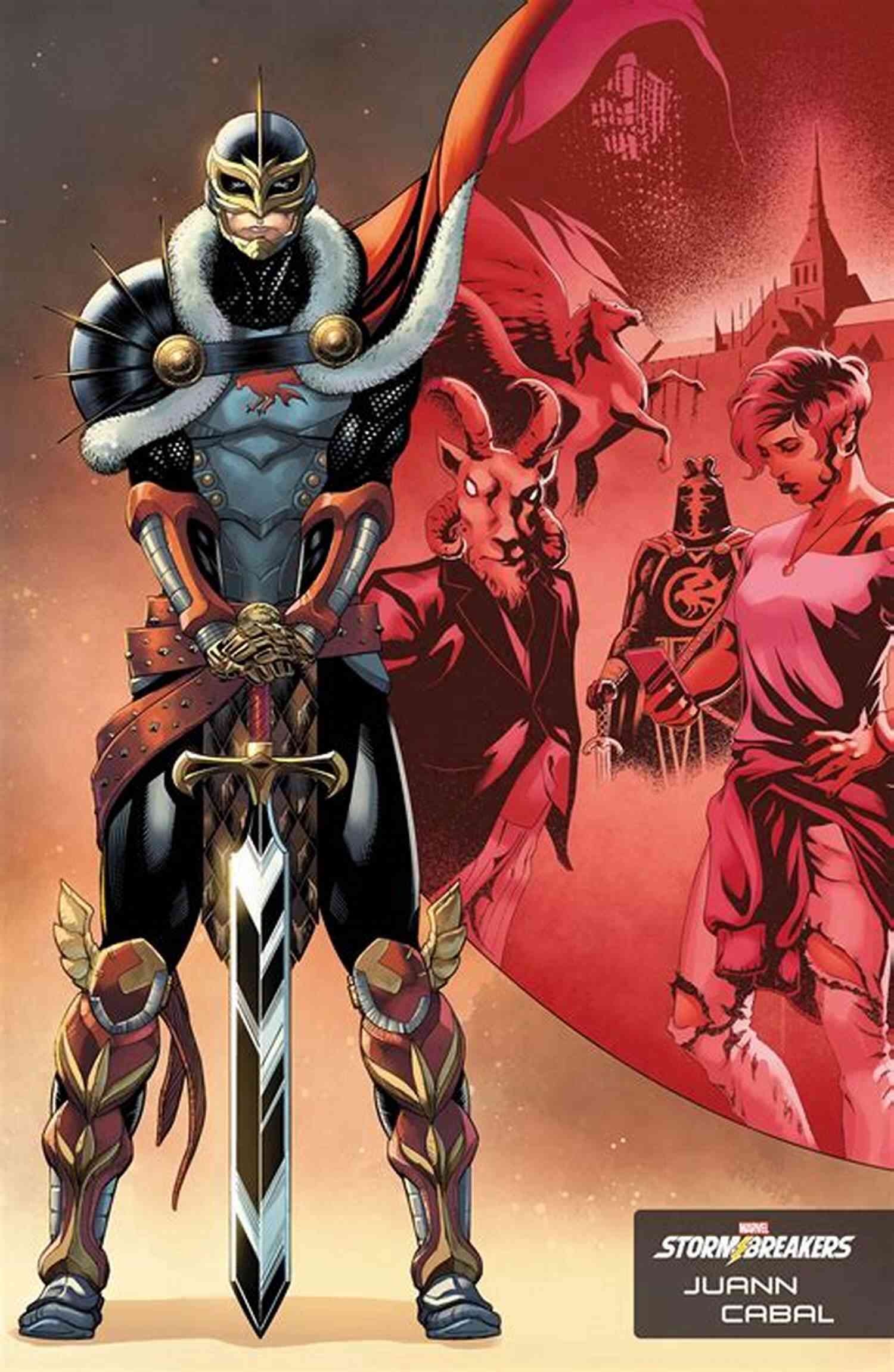 Black Knight Curse Of The Ebony Blade 2021, An Epic Marvel Saga Filled With Magical Encounters And Ancient Secrets Black Knight: Curse Of The Ebony Blade (2021) #4 (of 5)