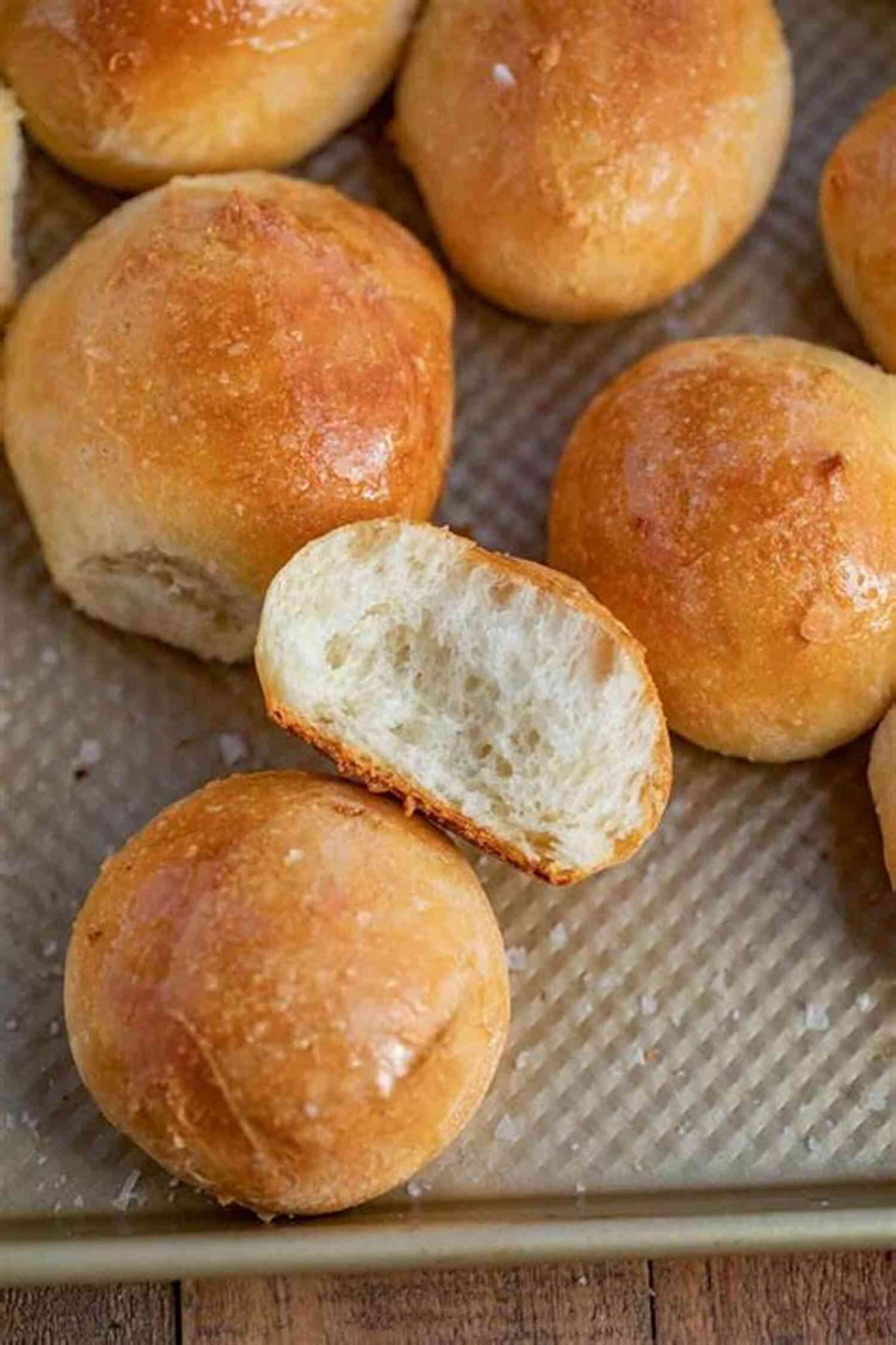 Deliciously Golden Baked Bread Rolls With A Crusty Exterior And Soft, Fluffy Interior For The Love Of Bread: Healthy Breads Pita And Biscuits (Cookbooks From Nana 1)