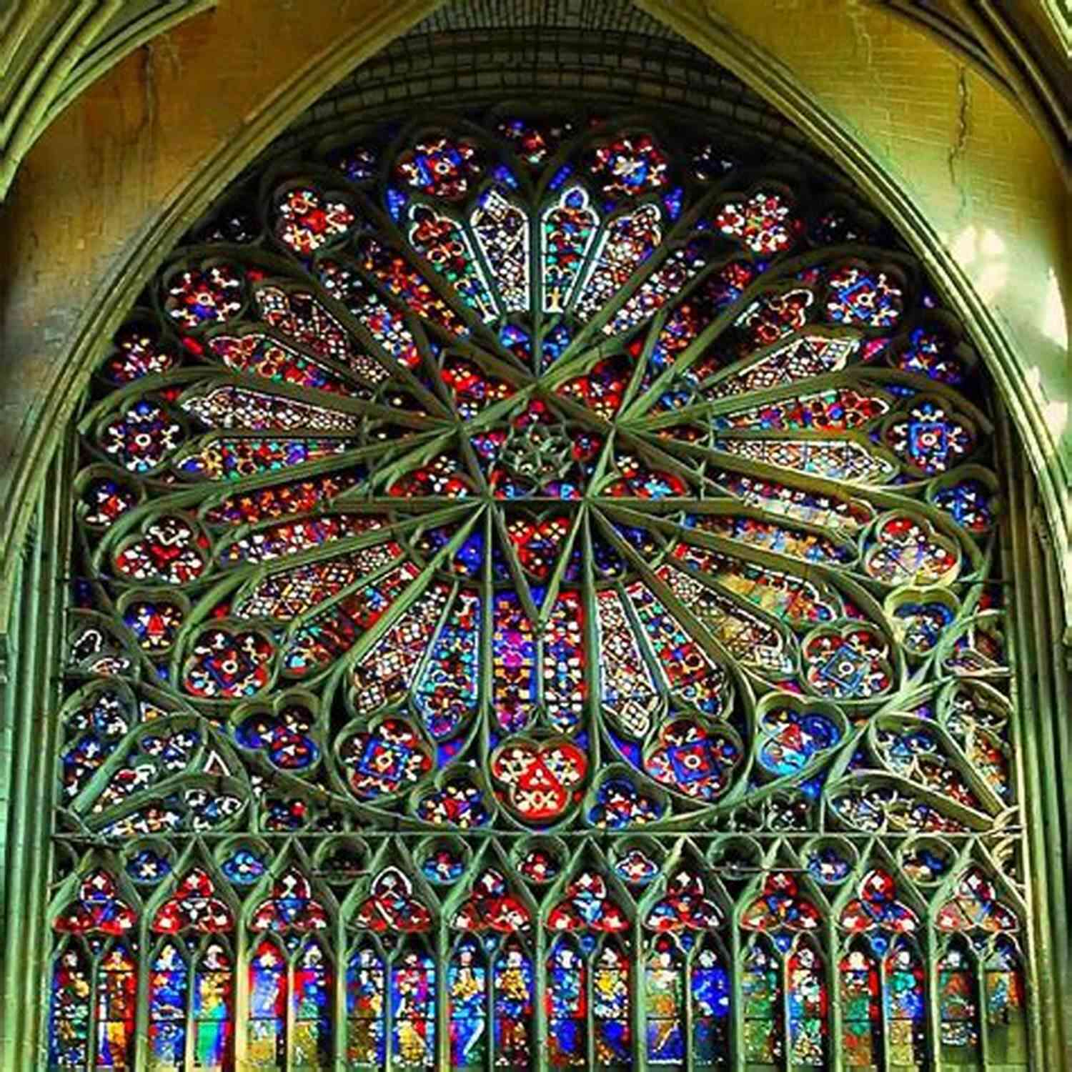 Gothic Cathedral With Intricate Stained Glass Windows Notre Dame: A Short History Of The Meaning Of Cathedrals