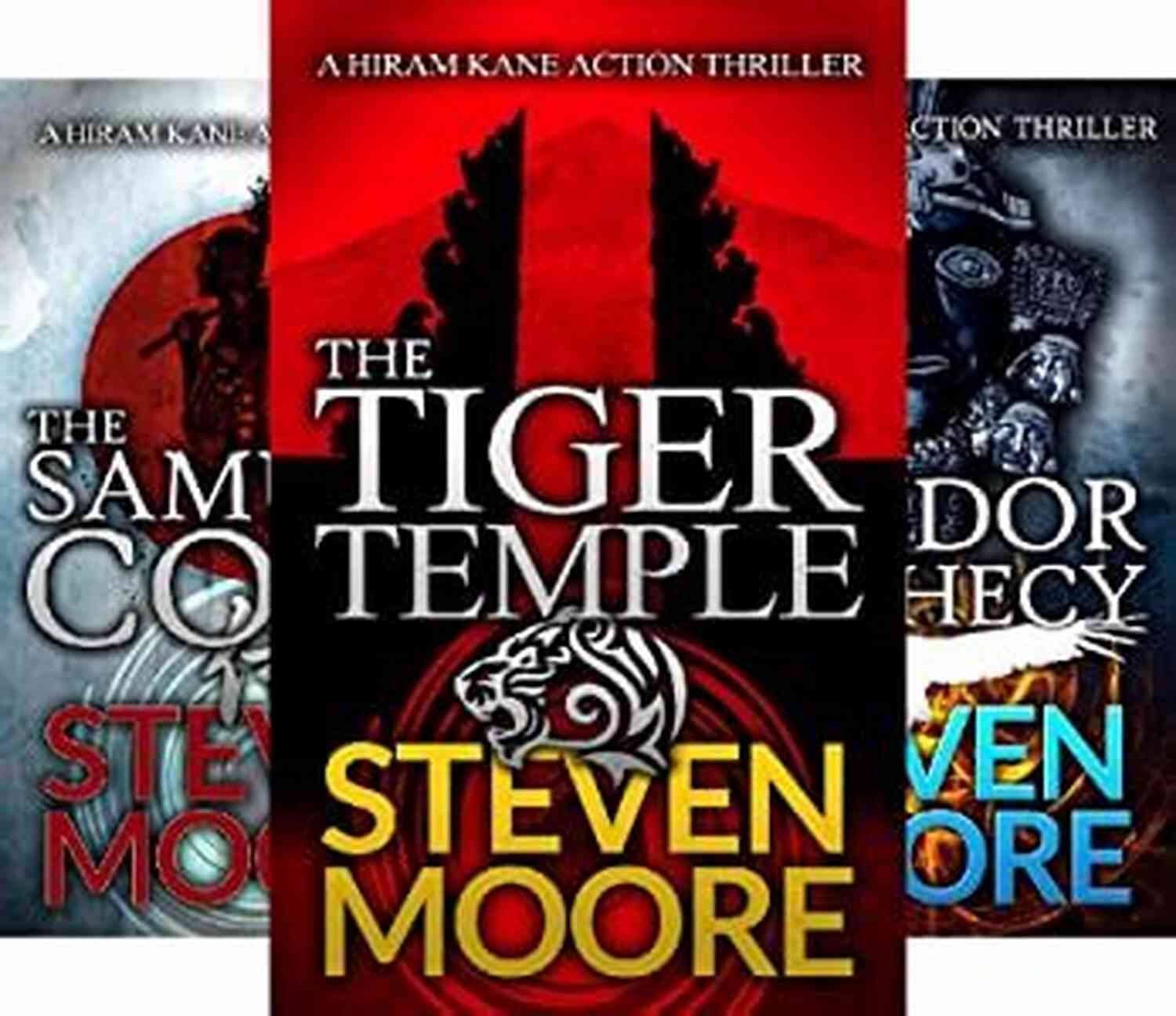 Hiram Kane Action Thriller Novel Cover The Tiger Temple: A Hiram Kane Action Thriller (The Hiram Kane International Action Thriller 1)