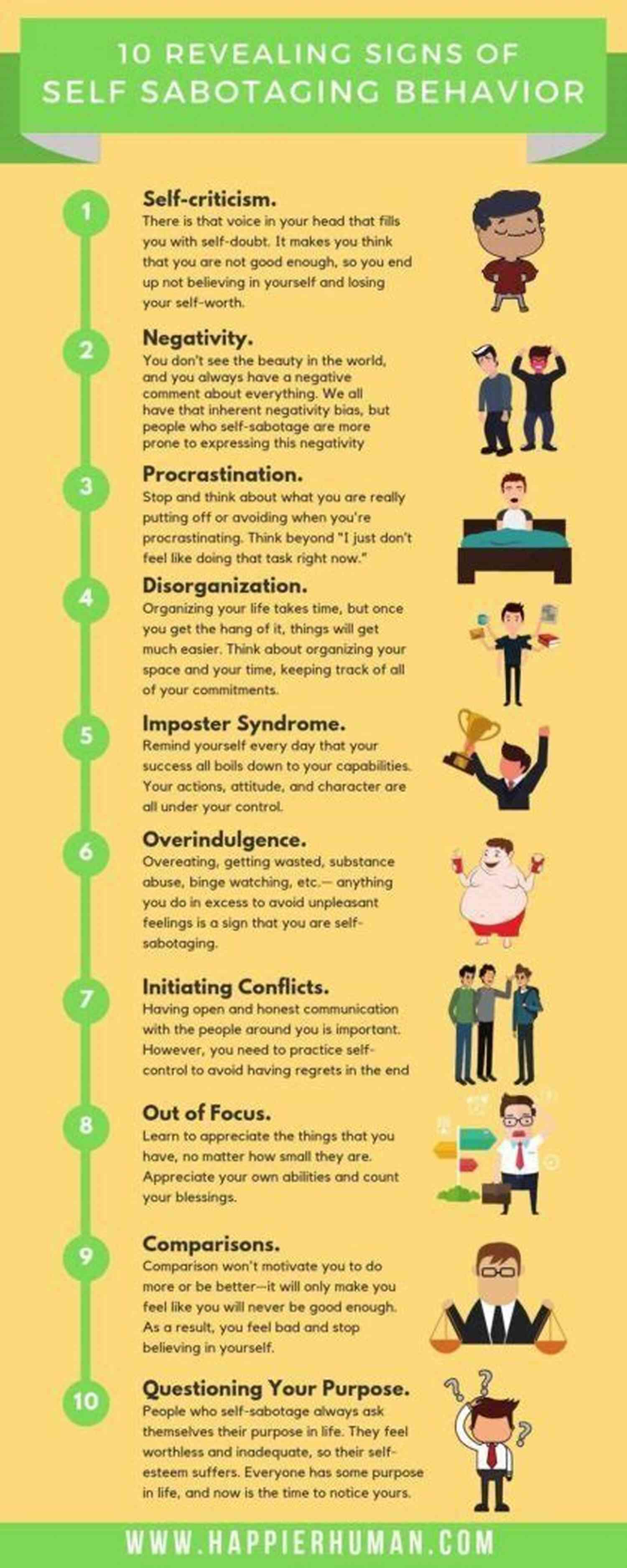 Identifying Self Sabotage Patterns Get Out Of Your Own Way (5 Ways To Happiness And To Help Stop Self Sabotage)