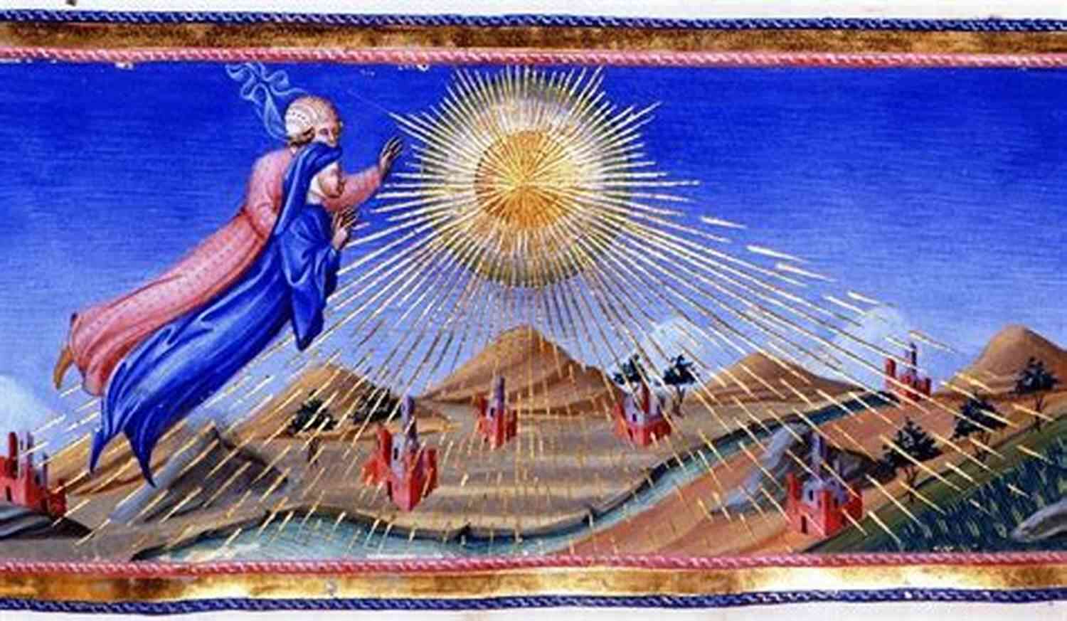 Illustration Of Dante And Beatrice In Paradiso The Divine Comedy: Inferno Purgatorio Paradiso