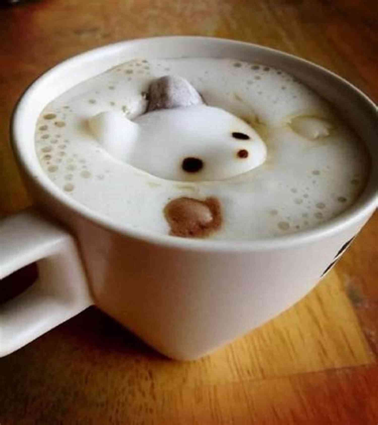James Creating An Intricate Latte Art The Part Time Job P D James