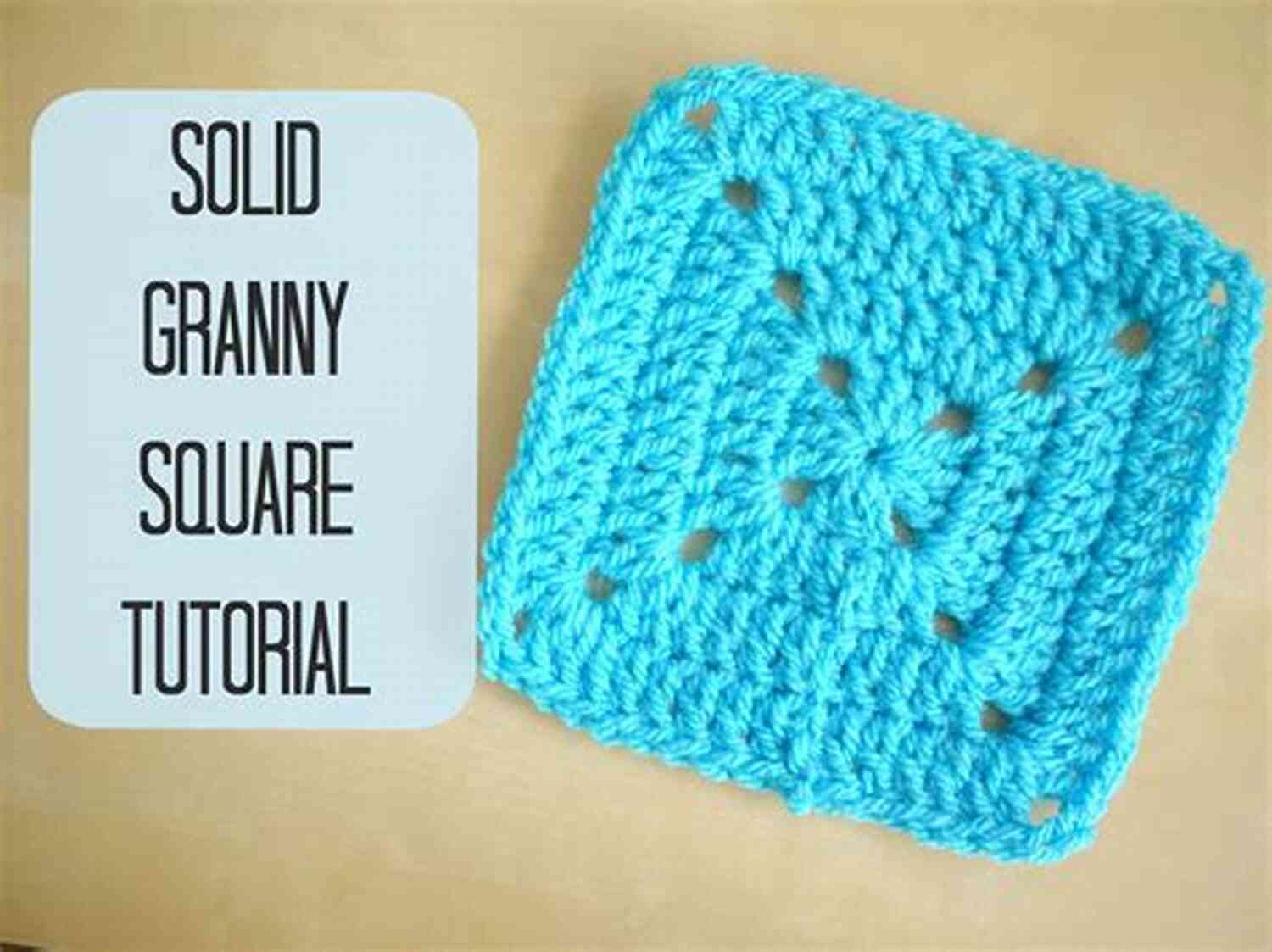Lacy Granny Square Instructions Solid Granny Square + 3 Variations (US Terms)