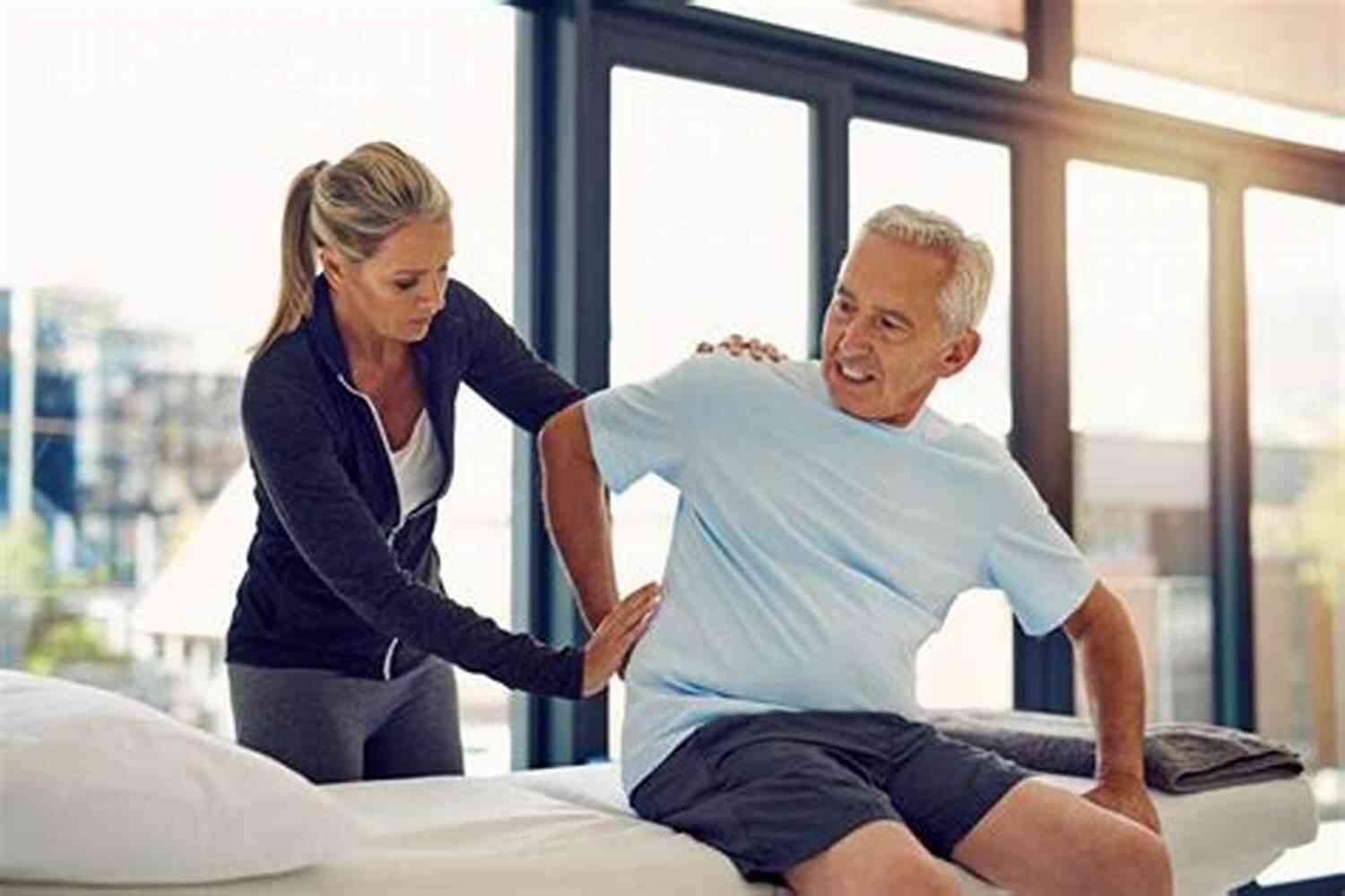 Mike Blake Undergoing Physical Therapy, Symbolizing His Journey To Recovery Shattered Dreams Mike Blake
