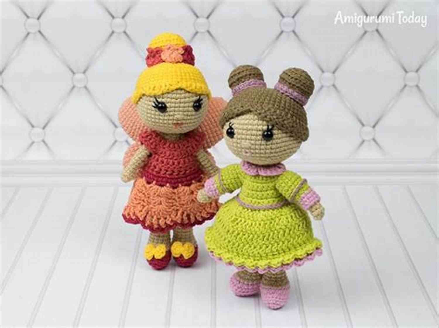 Pink Little Lady Amigurumi Crochet Pattern Finished Doll Pink Little Lady Amigurumi Crochet Pattern
