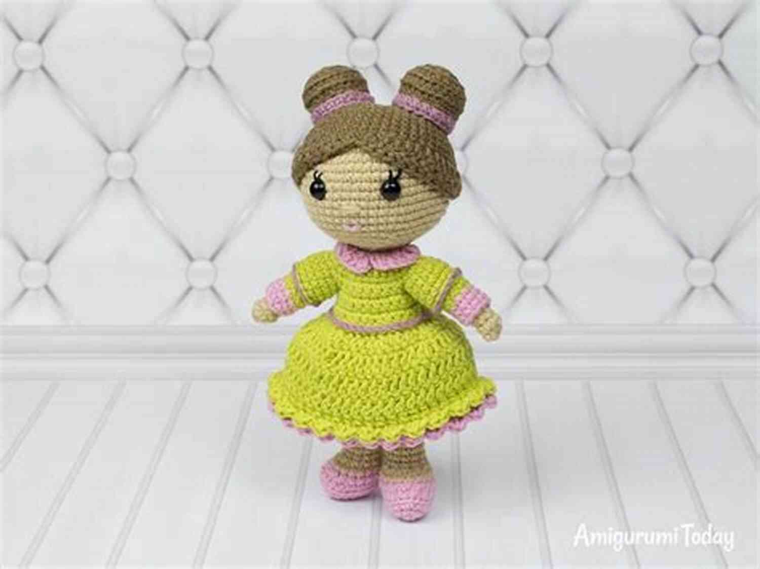 Pink Little Lady Amigurumi Crochet Pattern