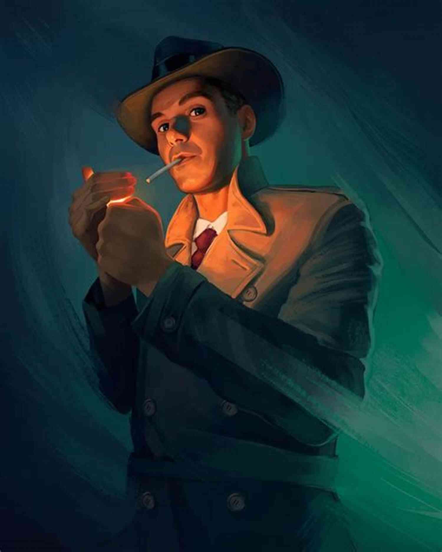 Portrait Of Detective James Brown, The Enigmatic Protagonist Of The Six Down Crime Short Story Six Down: A Crime Short Story