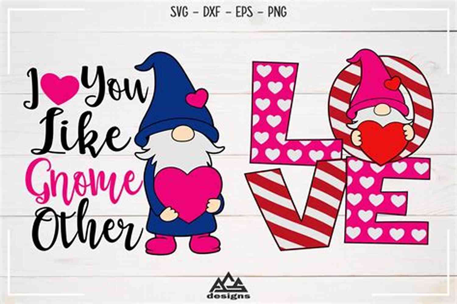 Valentine's Day Gnome Spreading Love With A Heart Shaped Sign Cross Stitch Pattern: Valentine S Day Gnome: Counted Cross Stitch